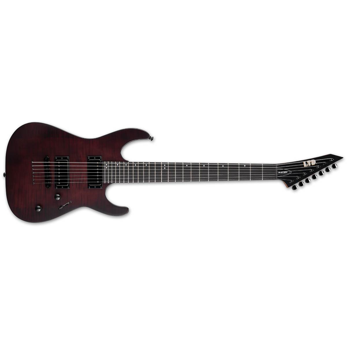 ESP LTD M-207DX Baritone Electric Guitar 7-String Crimson Satin