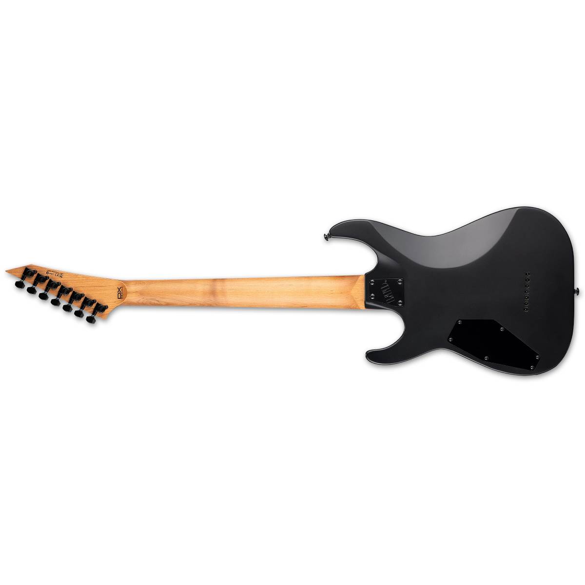 ESP LTD M-207DX Baritone Electric Guitar 7-String See Thru Black Satin
