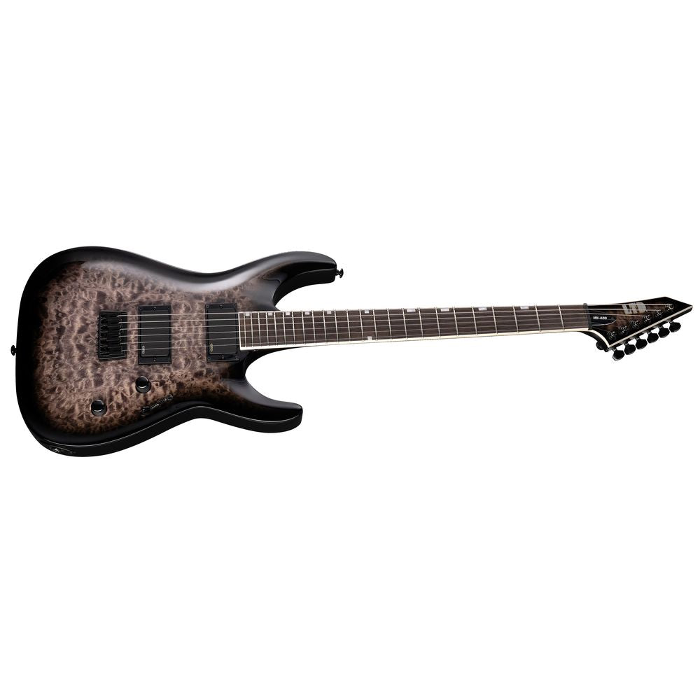 ESP LTD MH-400HT Electric Guitar Quilted Maple See Thru Black Sunburst w/ EMGs