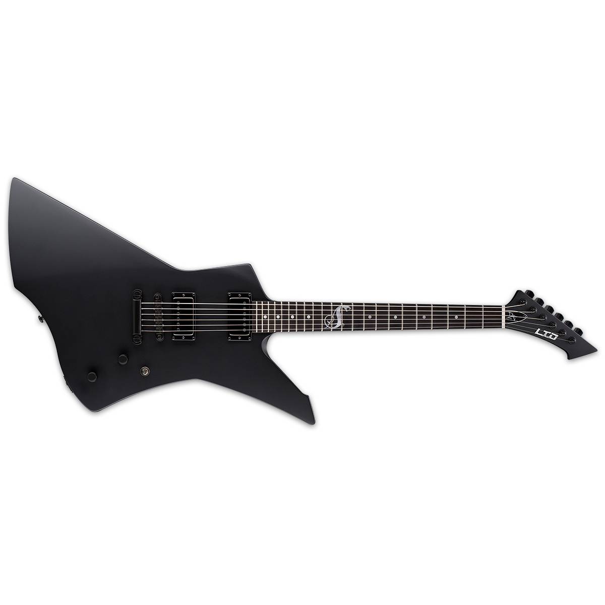 ESP LTD Snakebyte James Hetfield Signature Electric Guitar Black Satin w/ EMGs