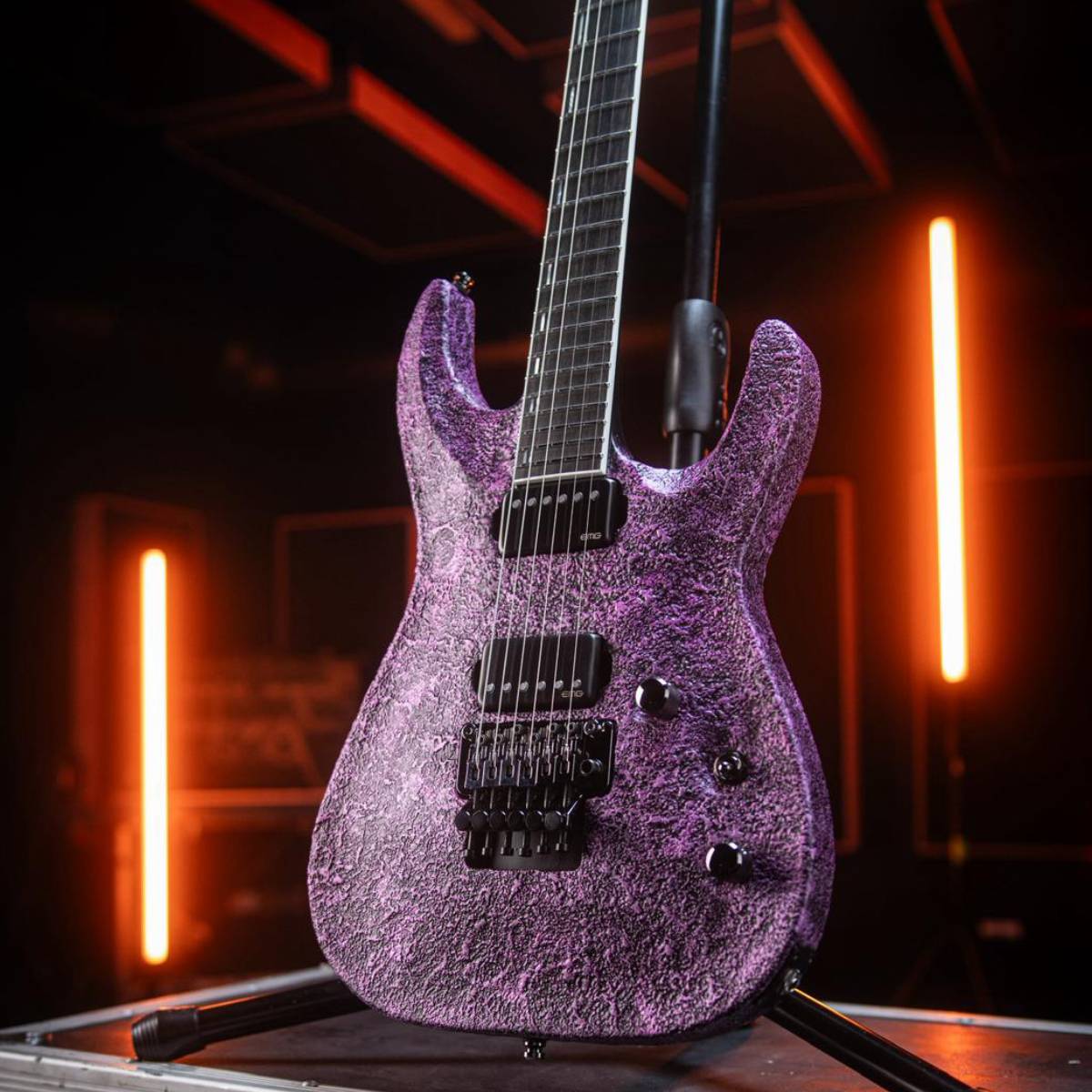 ESP Original Custom Shop Horizon-I Electric Guitar Cast Metal Pink w/ Floyd Rose