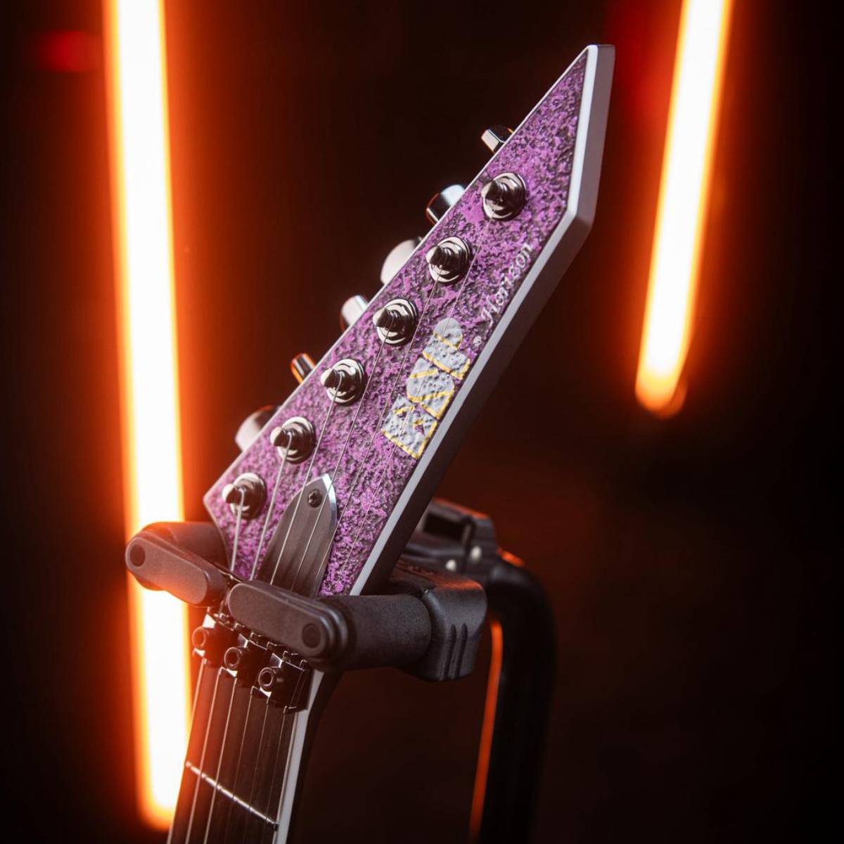 ESP Original Custom Shop Horizon-I Electric Guitar Cast Metal Pink w/ Floyd Rose