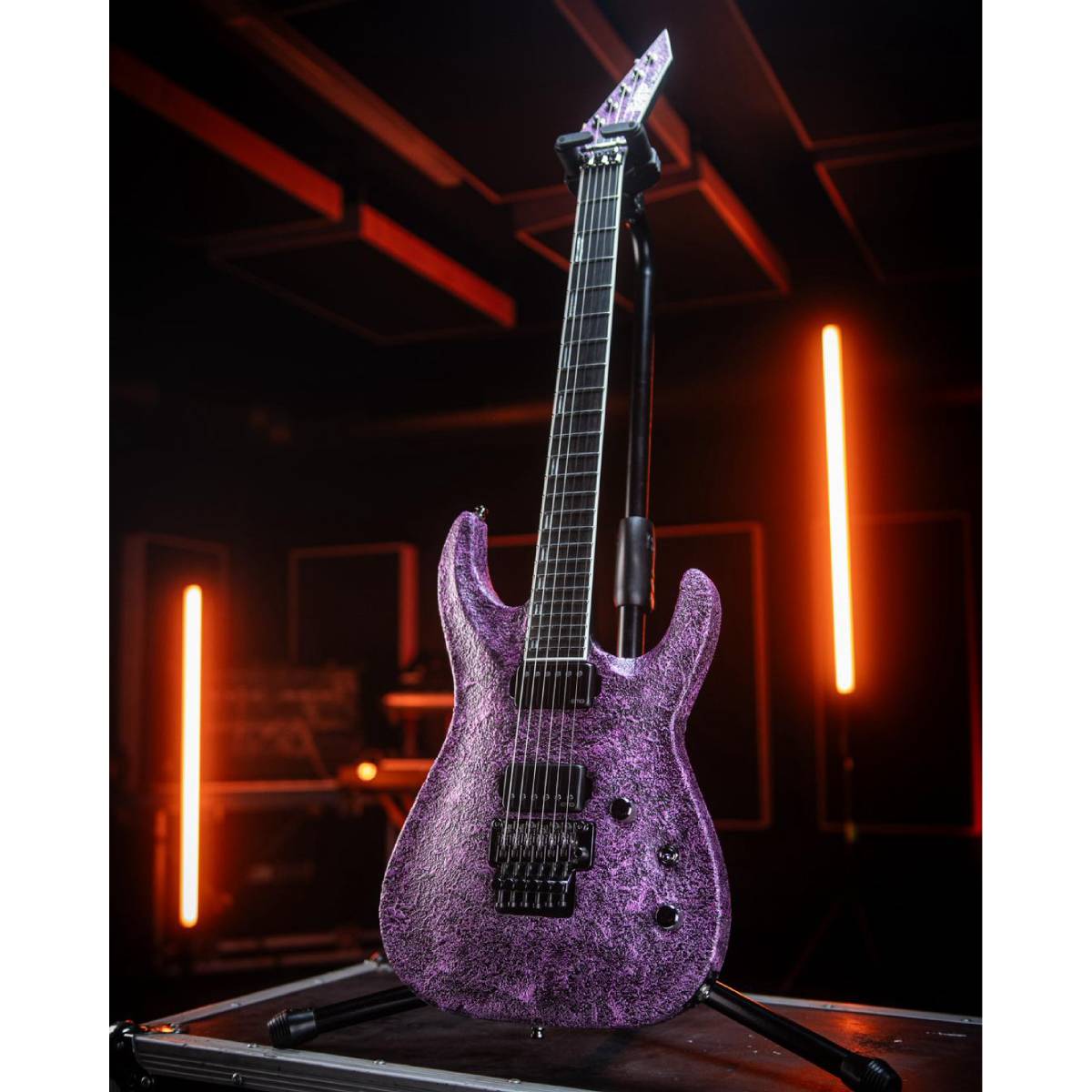 ESP Original Custom Shop Horizon-I Electric Guitar Cast Metal Pink w/ Floyd Rose