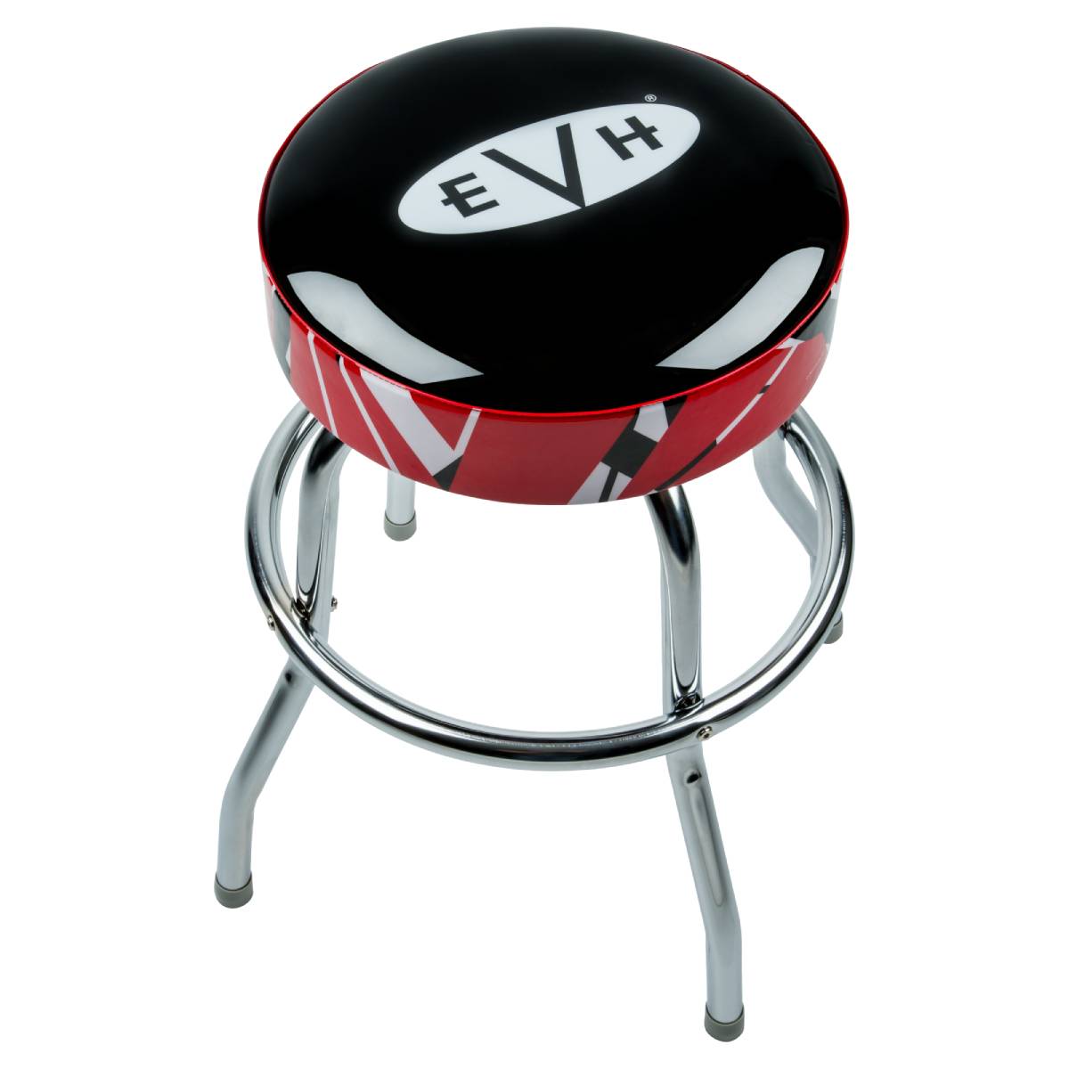 EVH Logo Barstool w/ Striped Trim 25inch Guitar Stool - 0227297025
