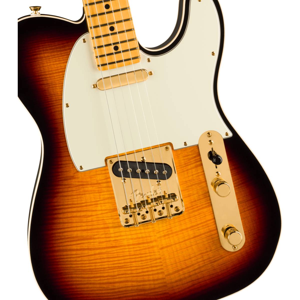 Fender 75th Anniversary American Professional Custom Telecaster Electric Guitar Maple FB 2-Color Sunburst - 0171022703