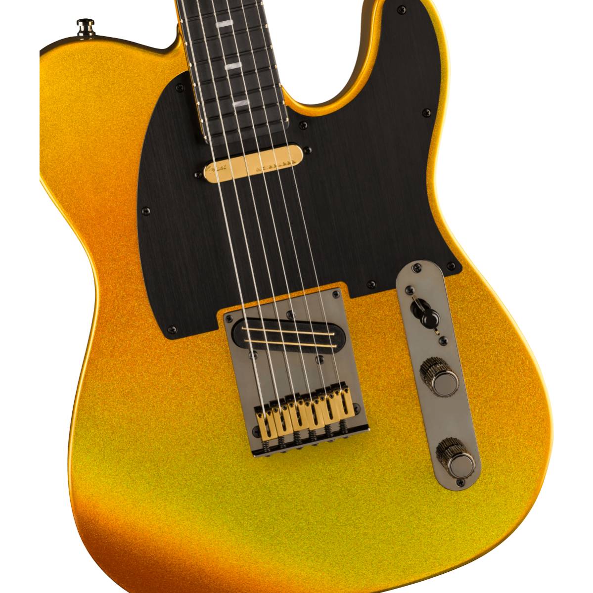 Fender 75th Anniversary American Ultra II Telecaster Electric Guitar Ebony Fingerboard Liquid Gold - 0177011728