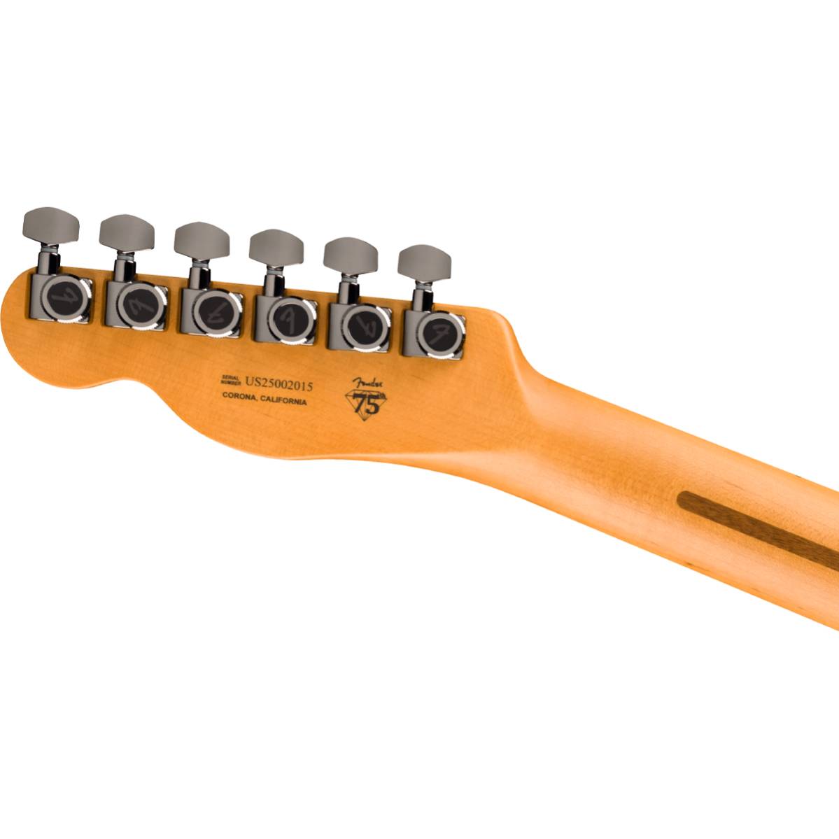 Fender 75th Anniversary American Ultra II Telecaster Electric Guitar Ebony Fingerboard Liquid Gold - 0177011728