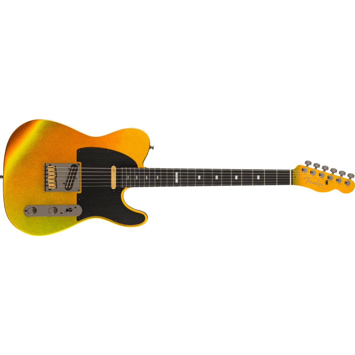 Fender 75th Anniversary American Ultra II Telecaster Electric Guitar Ebony Fingerboard Liquid Gold - 0177011728