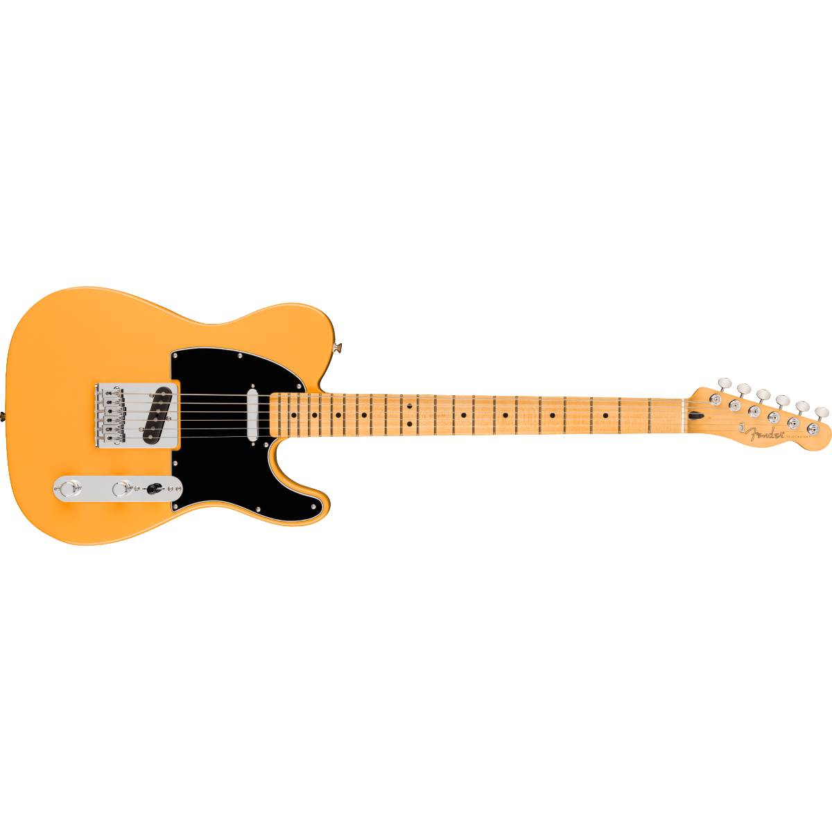 Fender 75th Anniversary Player II Baritone Telecaster Electric Guitar Maple Fingerboard Butterscotch Blonde - MIM 0147112550