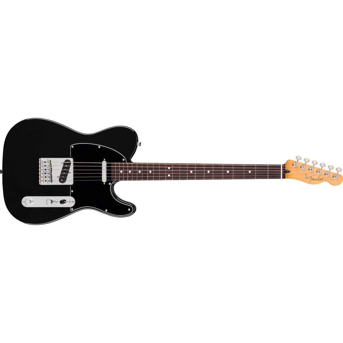 Fender 75th Anniversary Player II Baritone Telecaster Electric Guitar Rosewood Fingerboard Black - MIM 0147110506