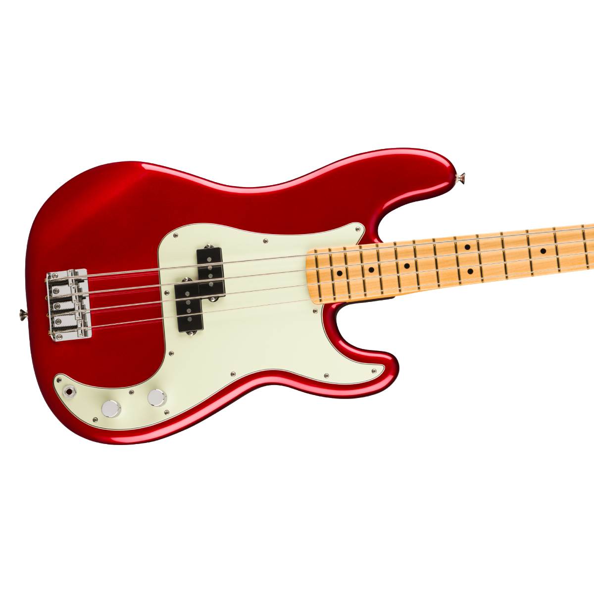 Fender 75th Anniversary Player II Precision Bass Guitar Maple Fingerboard Candy Apple Red - MIM 0146472509