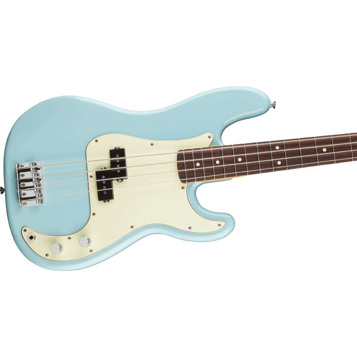Fender 75th Anniversary Player II Precision Bass Guitar Rosewood Fingerboard Daphne Blue - MIM 0146470504