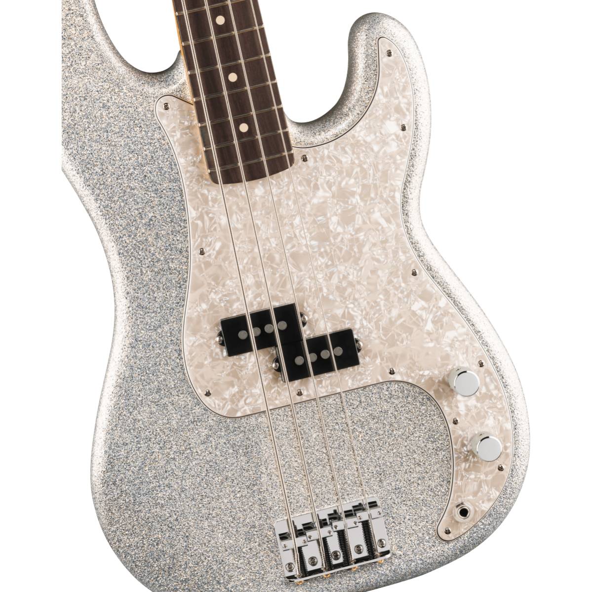 Fender 75th Anniversary Player II Precision Bass Guitar RW Diamond Dust Sparkle - 0140780313
