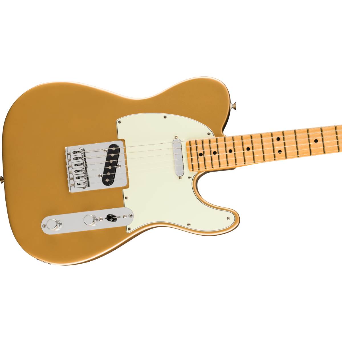 Fender 75th Anniversary Player II Telecaster Electric Guitar Maple Fingerboard Aztec Gold - MIM 0146552578