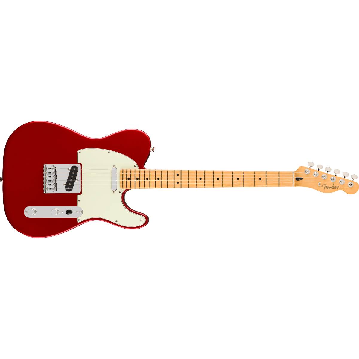 Fender 75th Anniversary Player II Telecaster Electric Guitar Maple Fingerboard Candy Apple Red - MIM 0146552509
