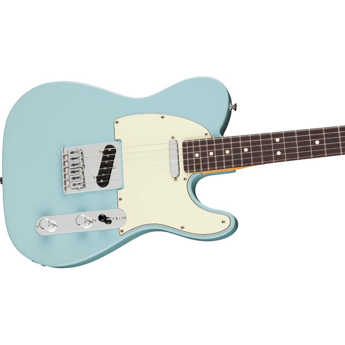 Fender 75th Anniversary Player II Telecaster Electric Guitar Rosewood Fingerboard Daphne Blue - MIM 0146550504
