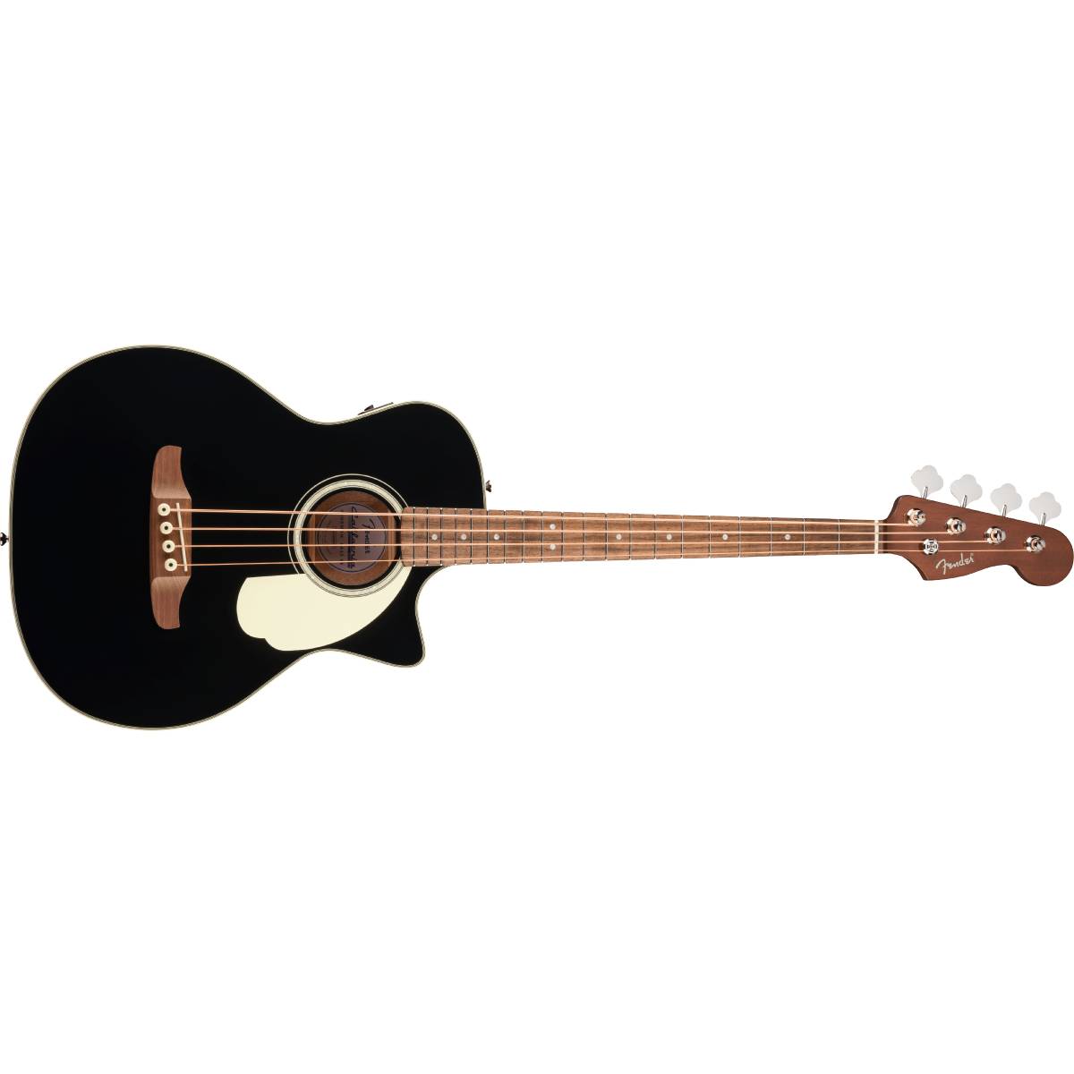 Fender California Deluxe Kingman Bass CE Acoustic Guitar Black w/ Pickup - 0974791506