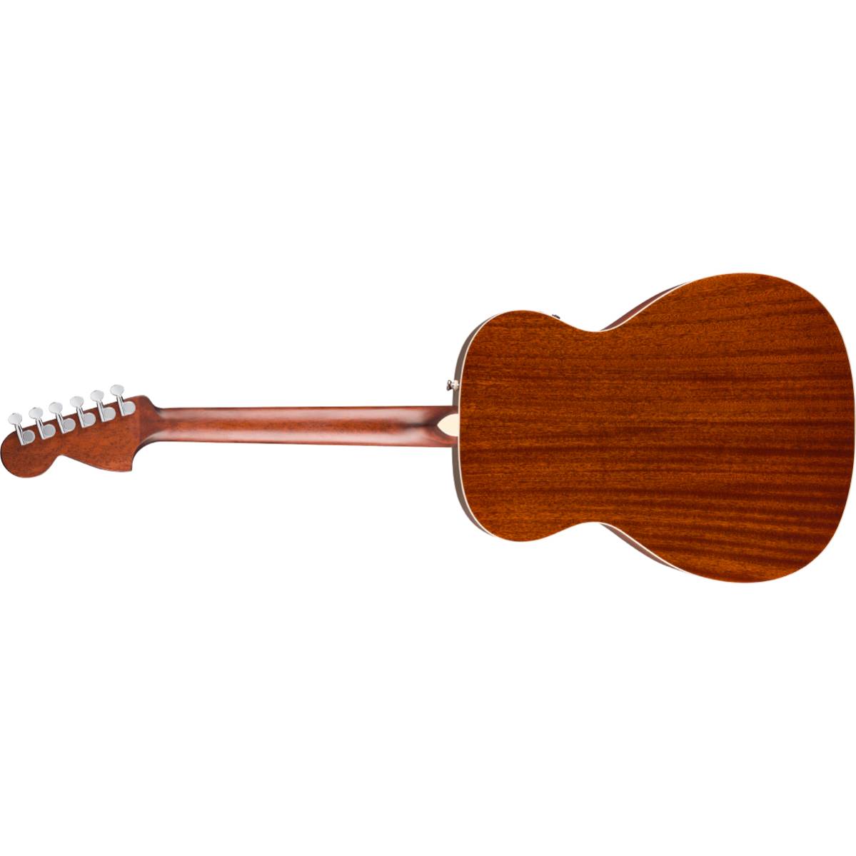 Fender California Deluxe Monterey E Acoustic Guitar Aztec Gold w/ Ivory Pickguard w/ Pickup - 0974651578