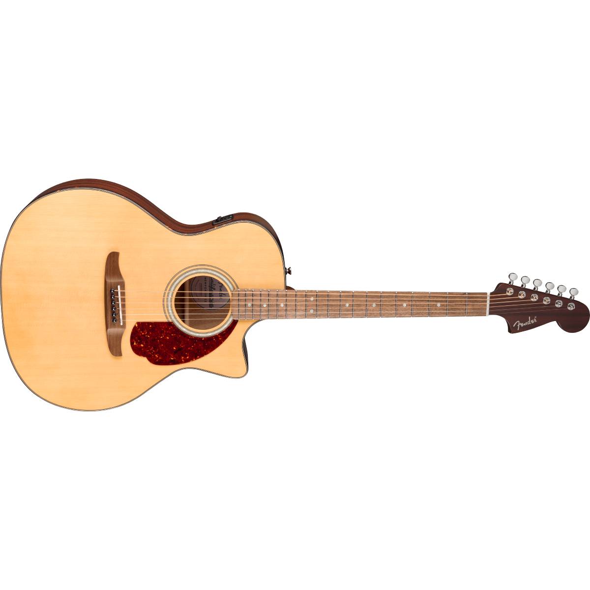 Fender California Deluxe Newporter CE Acoustic Guitar Natural w/ Pickup - 0974690521
