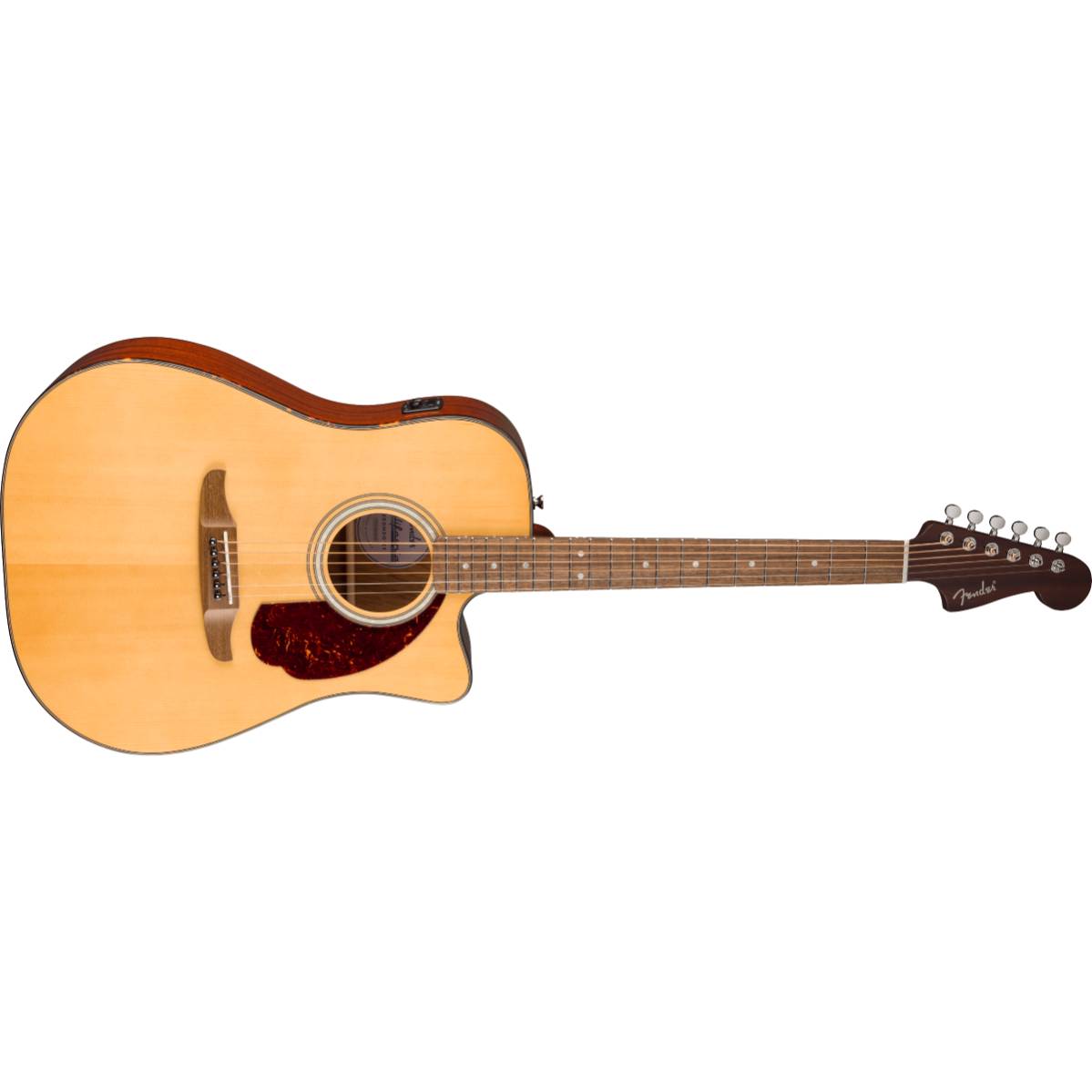 Fender California Deluxe Redondo CE Acoustic Guitar Natural w/ Pickup - 0974620521