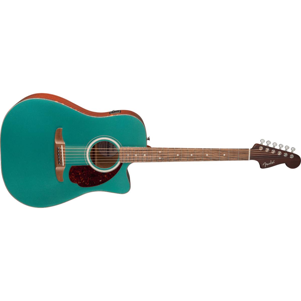 Fender California Deluxe Redondo CE Acoustic Guitar Sherwood Green w/ Pickup - 0974620546