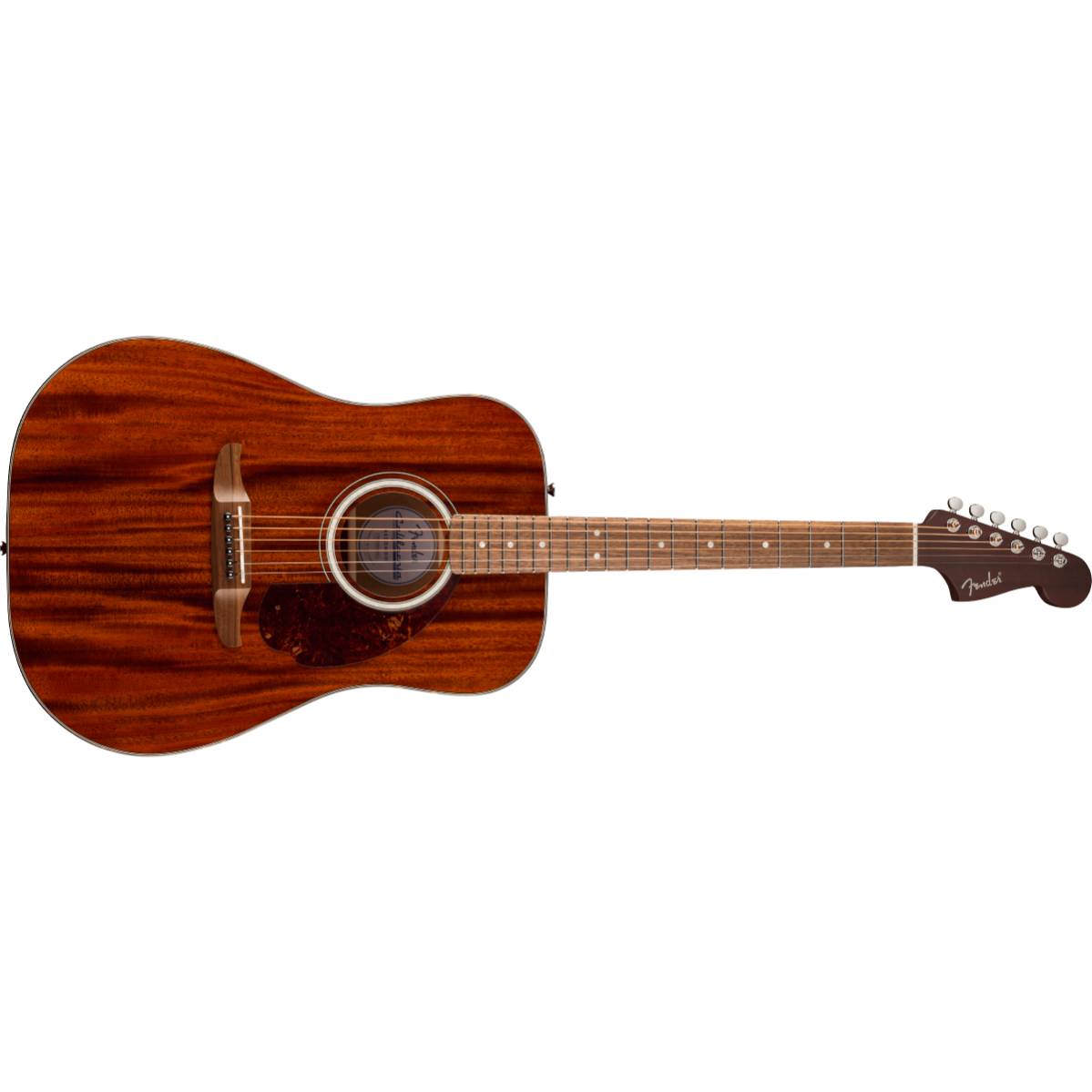 Fender California Deluxe Redondo Mahogany Acoustic Guitar Natural w/ Pickup - 0974602521