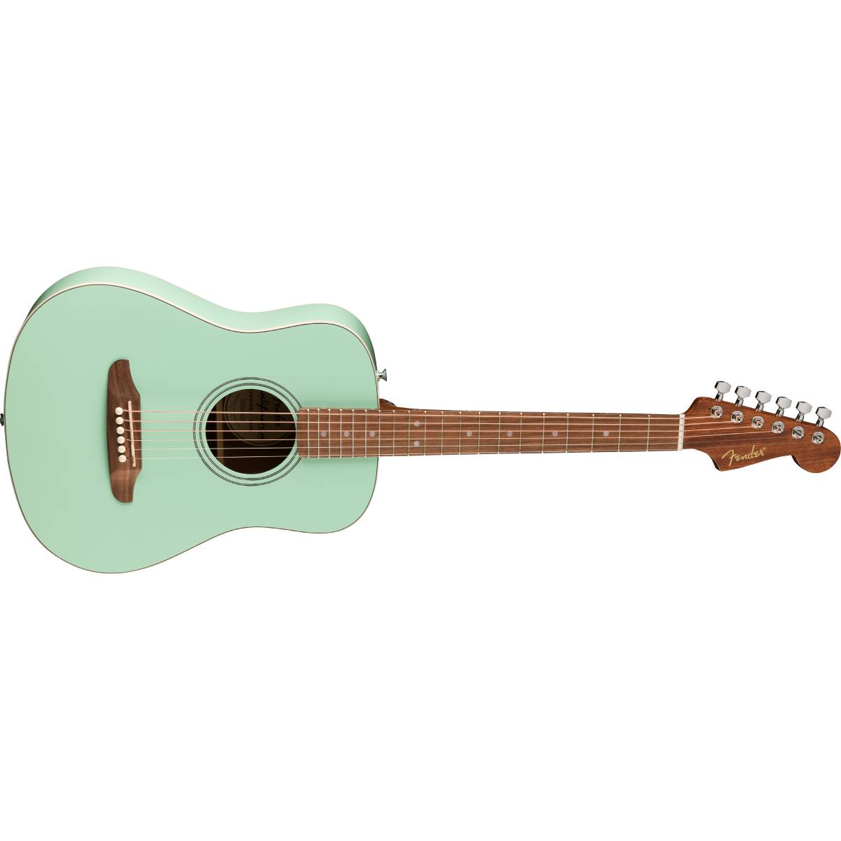 Fender California Standard Redondo Mini Acoustic Guitar Surf Green w/ Bag - 0974101157