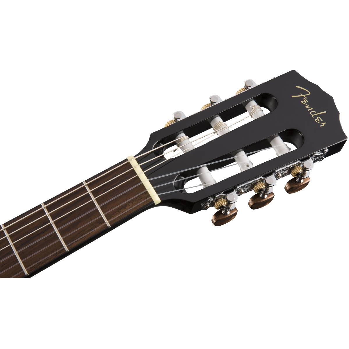 Fender CN-60S Classical Guitar Nylon String Acoustic Black - 0970160506