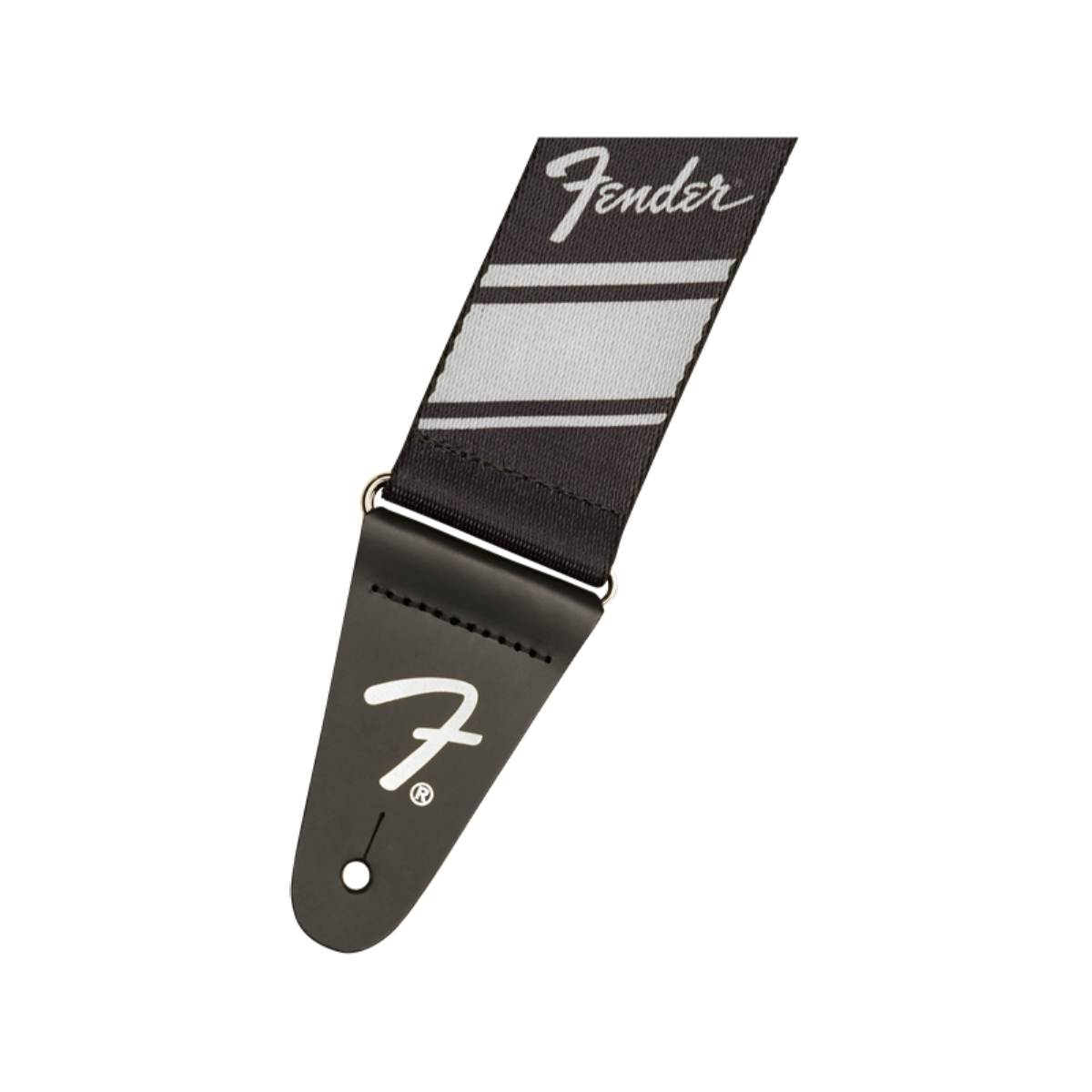 Fender Competition Stripe Guitar Strap Silver - 0990647024