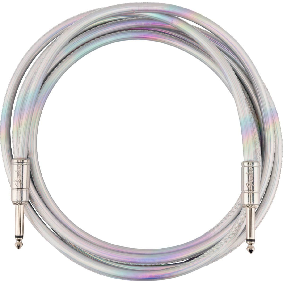 Fender Contour Series Instrument Cable 3m (10ft) Guitar Lead Iridescent - 0990571133