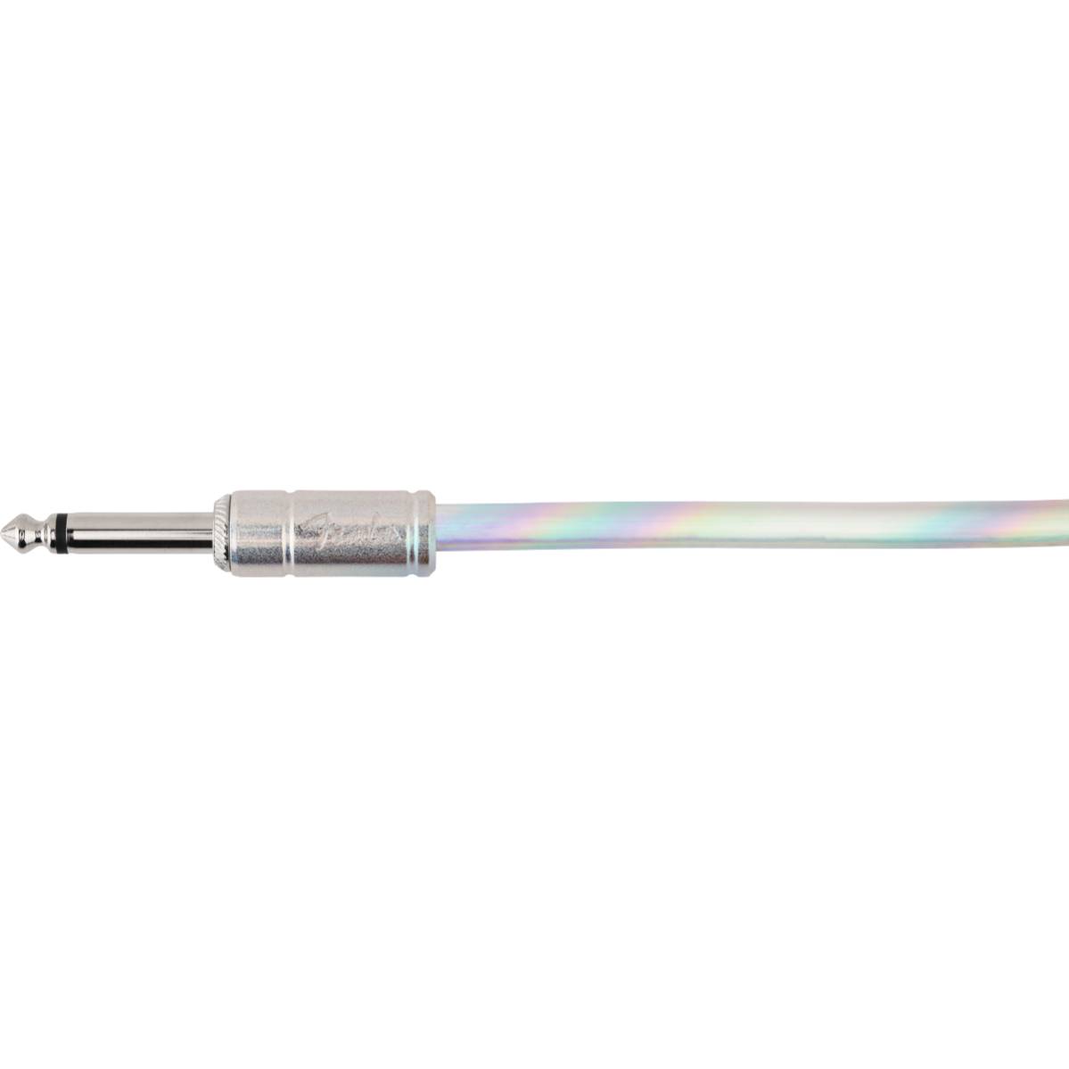 Fender Contour Series Instrument Cable 3m (10ft) Guitar Lead Iridescent - 0990571133
