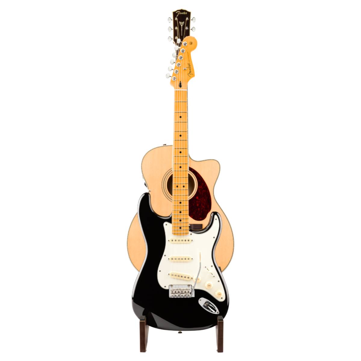 Fender Deluxe Wooden 2-Tier Guitar Multi Stand - 0991829003