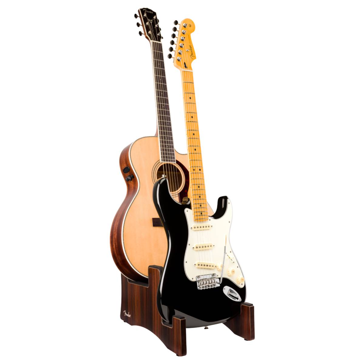 Fender Deluxe Wooden 2-Tier Guitar Multi Stand - 0991829003