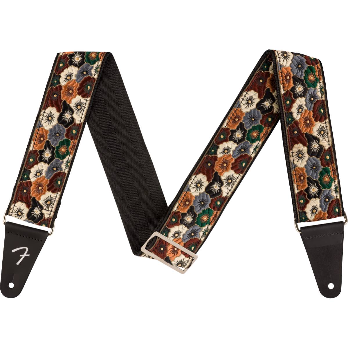Fender Guitar Strap Wild Bloom Brown 2inch - 0990639021