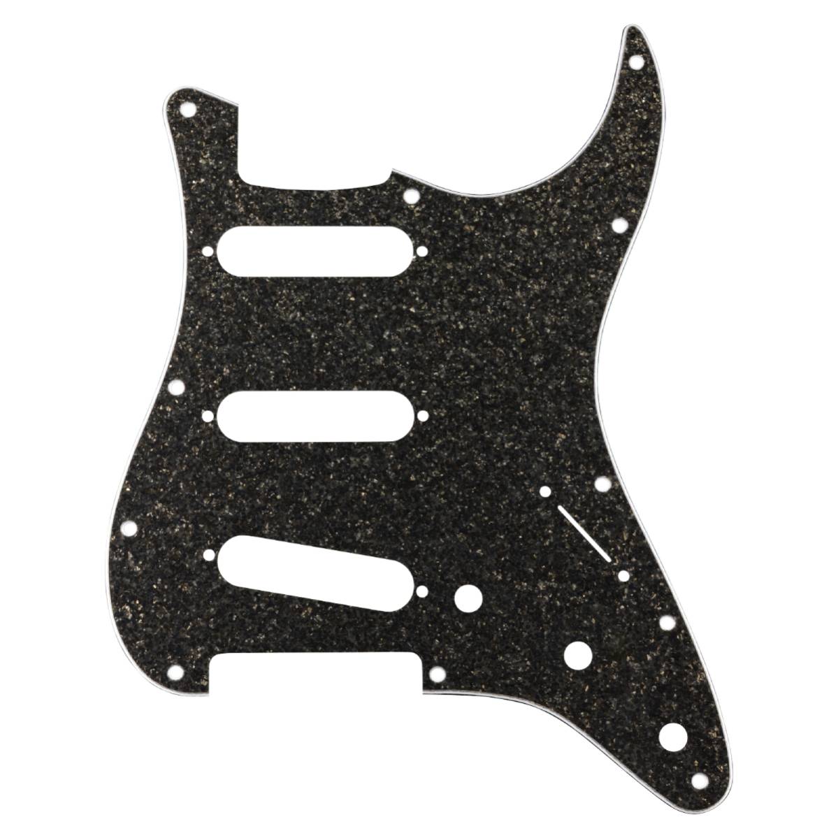 Fender Hybrid Glass/Glitter Stratocaster S/S/S Guitar Pickguard, Dark Gray Sparkle - 0992187001