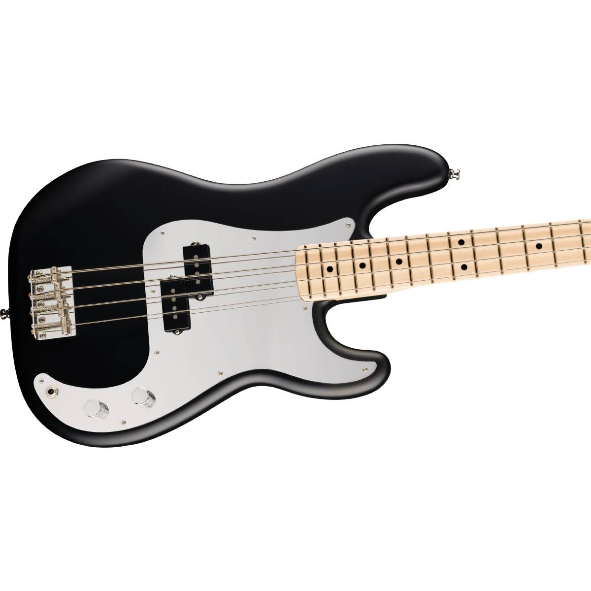 Fender Limited Edition 50th Anniversary Steve Harris Precision Bass Guitar MN Satin Black - MIM 0141032306
