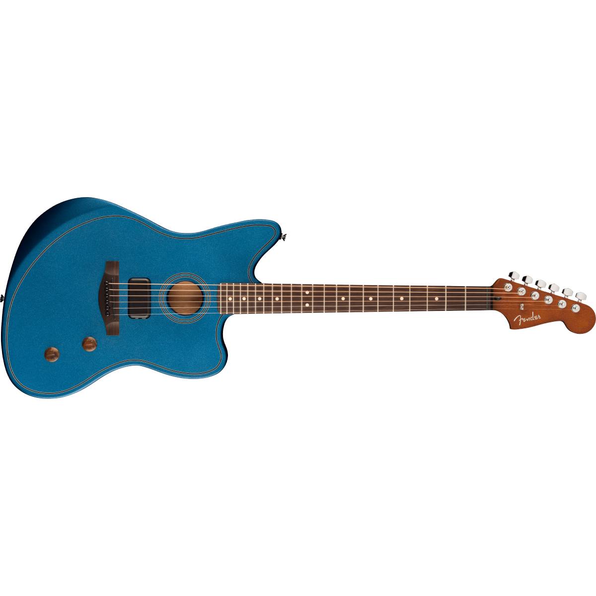Fender Limited Edition Acoustasonic Standard Jazzmaster Guitar Lake Placid Blue - 0973133502