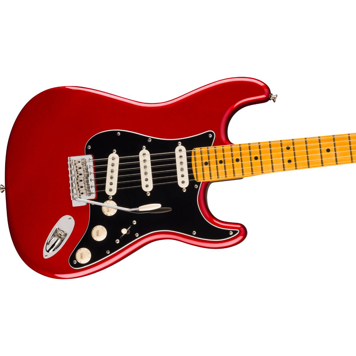 Fender Limited Edition American Professional Classic Stratocaster Electric Guitar Maple Fingerboard Candy Apple Red w/ Silent System - 0175032309