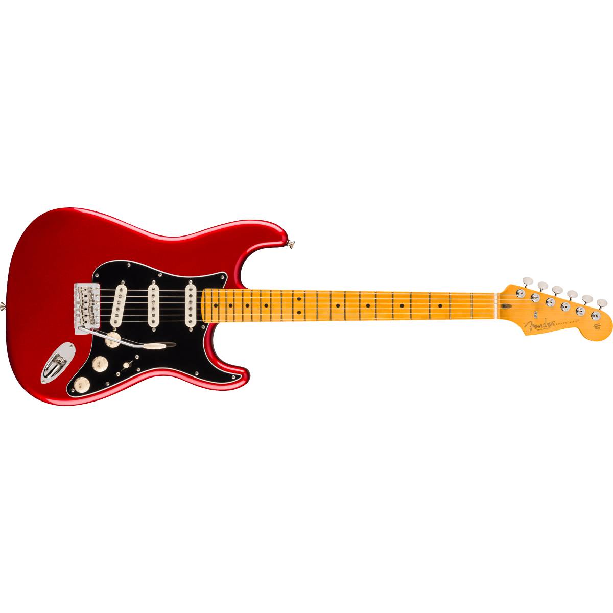 Fender Limited Edition American Professional Classic Stratocaster Electric Guitar Maple Fingerboard Candy Apple Red w/ Silent System - 0175032309