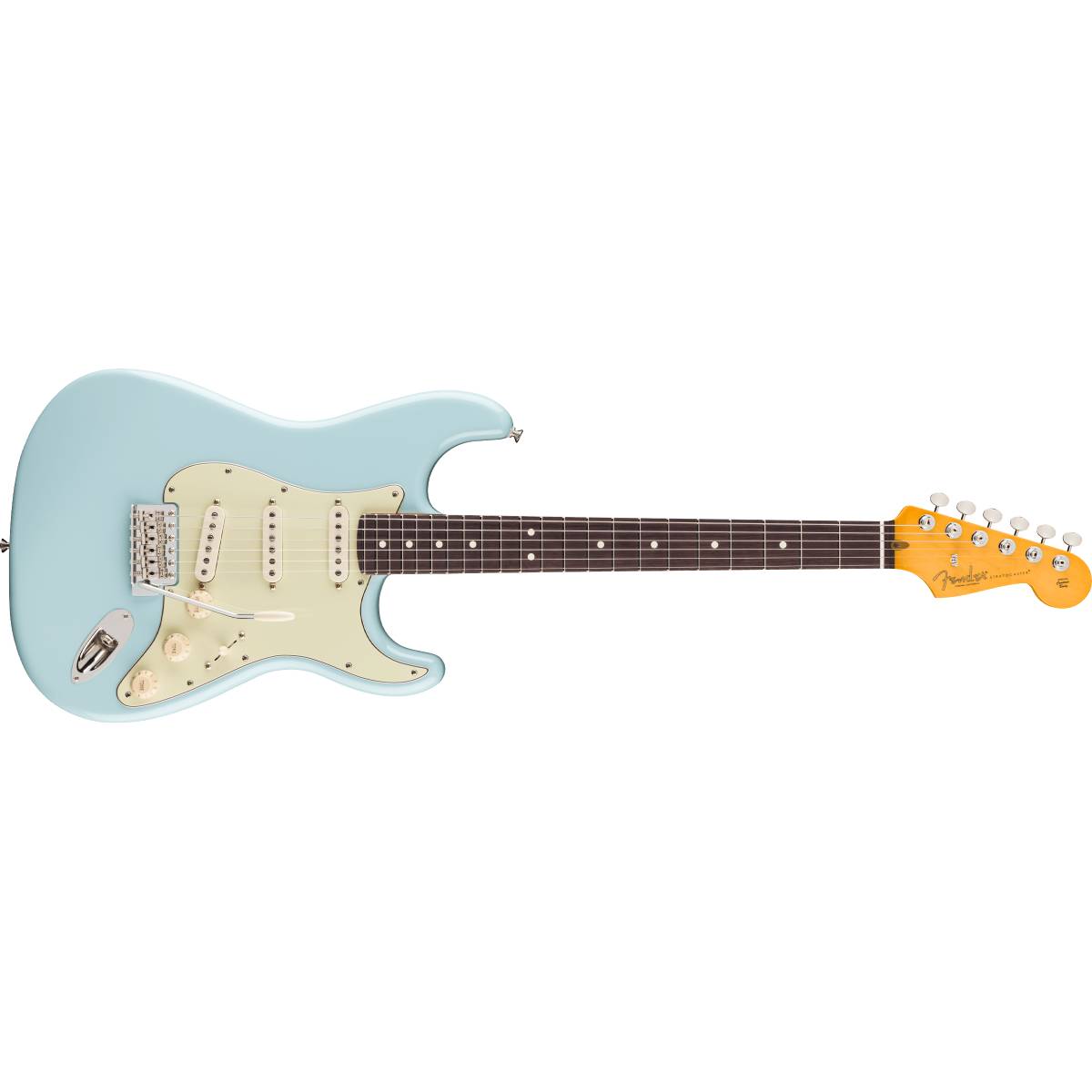 Fender Limited Edition American Professional Classic Stratocaster Electric Guitar Rosewood Fingerboard Daphne Blue w/ Silent System - 0175030304