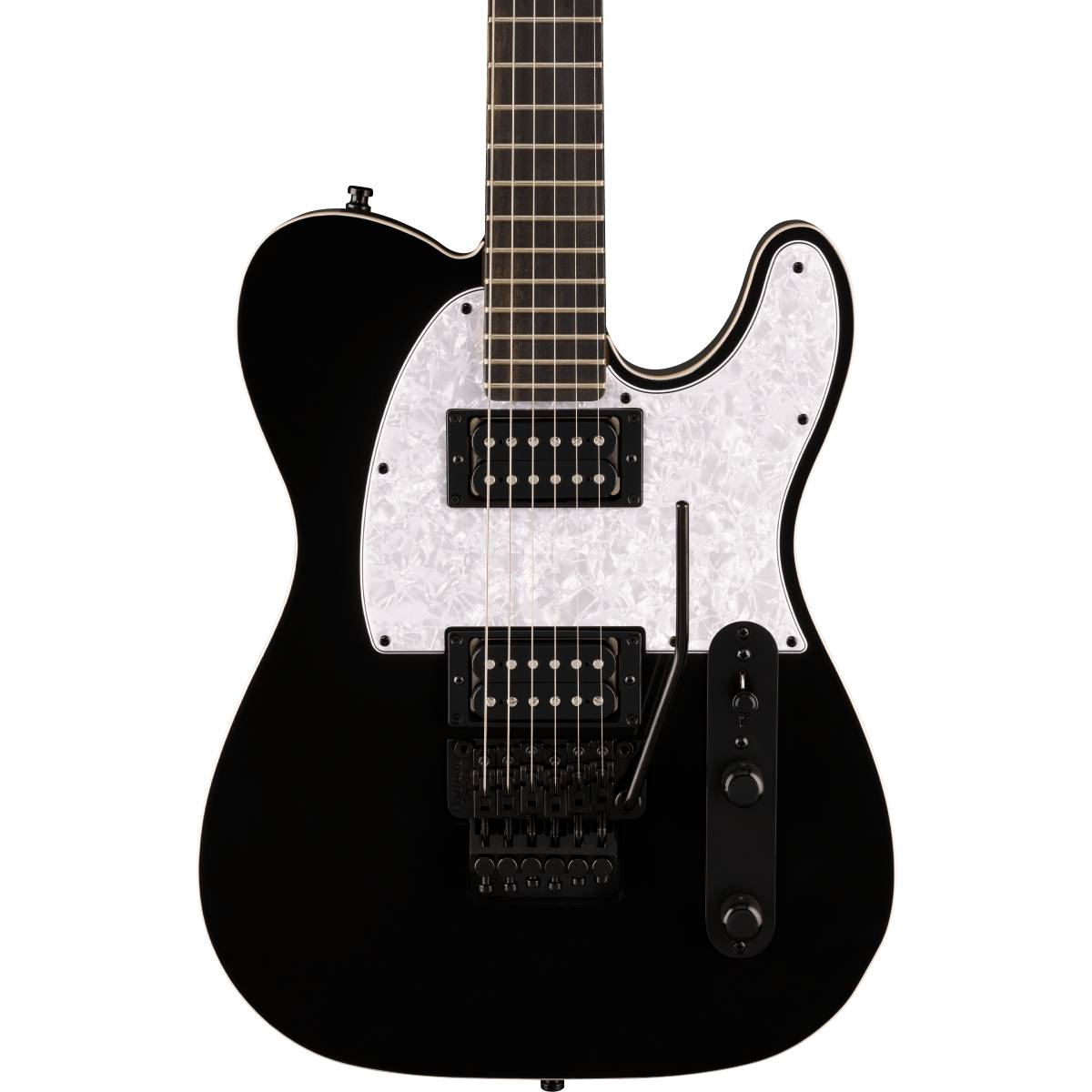 Fender Limited Edition Player Fusion Telecaster HH Floyd Rose Electric Guitar Ebony Fingerboard Black - 0142821306