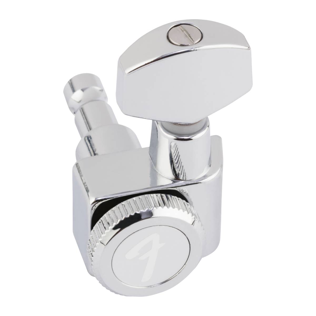Fender Locking Tuners Polished Chrome Left Handed - Stratocaster/Telecaster Tuning Machines (6 Pack) - 0990818102
