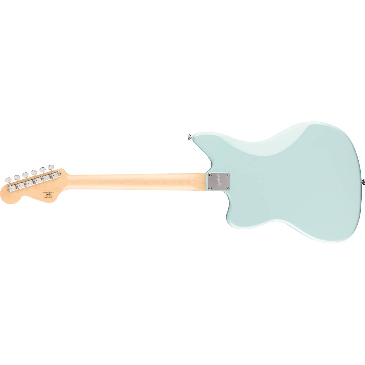 Fender Squier Paranormal Electric VI Bass Guitar 6-String Matching Headstock Daphne Blue w/ Parchment Pickguard - 0377071504