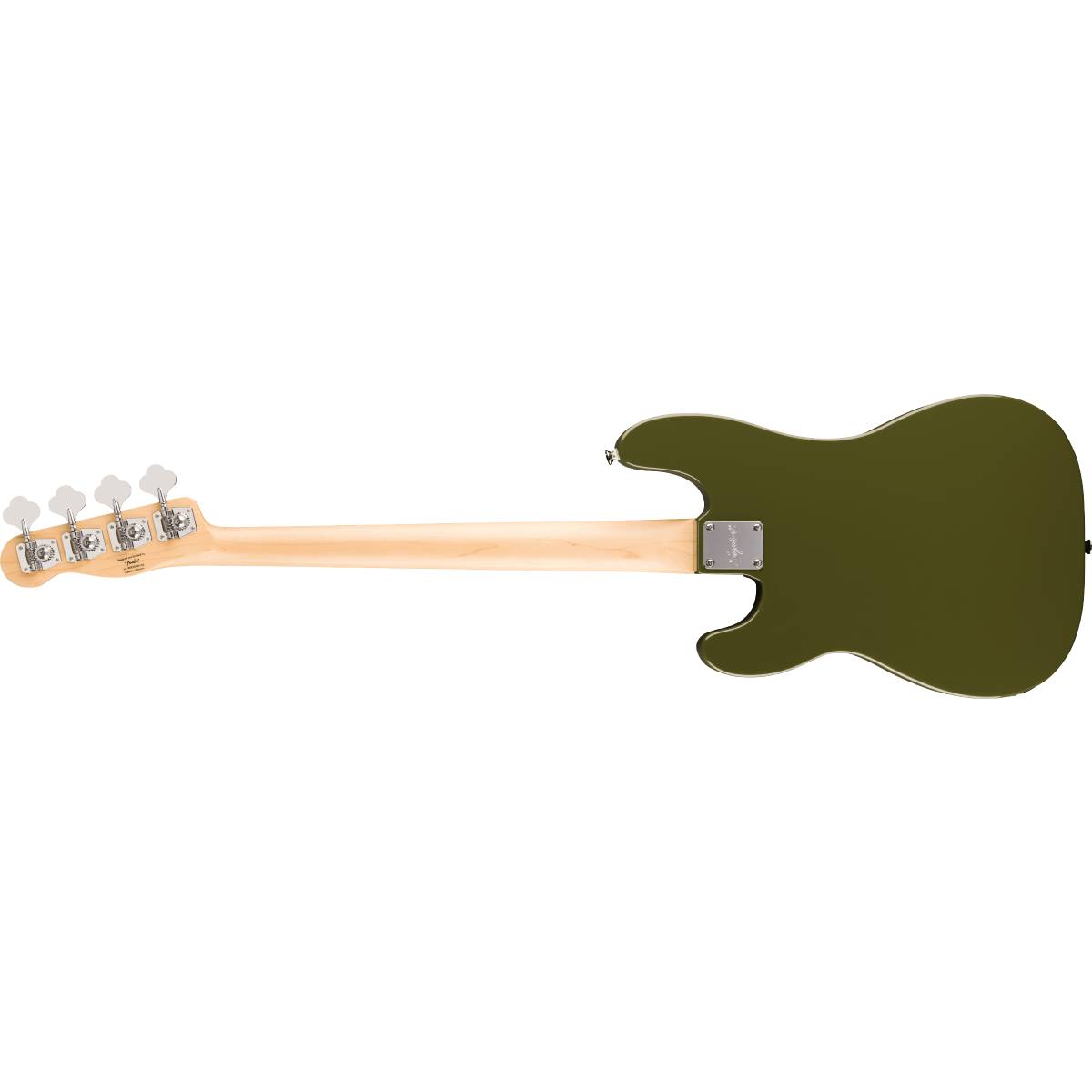 Fender Squier Paranormal Precision Bass Thinline SJ Electric Guitar Olive w/ Parchment Pickguard - 0377110576