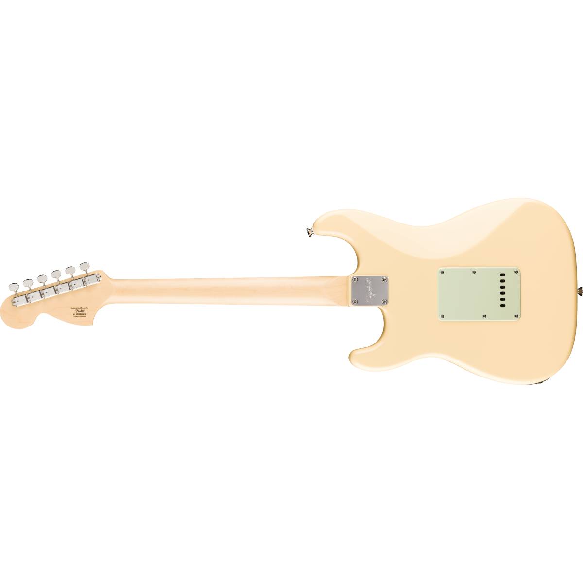 Fender Squier Paranormal Stratocaster Deluxe Electric Guitar Vintage White w/ Mint Pickguard - 0377060541