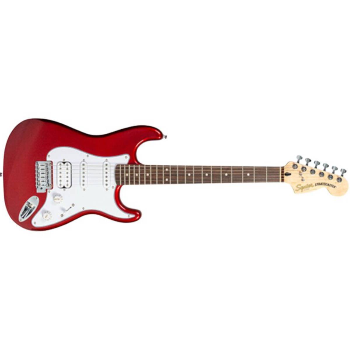 Fender Squier FSR Affinity Stratocaster Junior HSS Electric Guitar Candy Apple Red - 0378180509