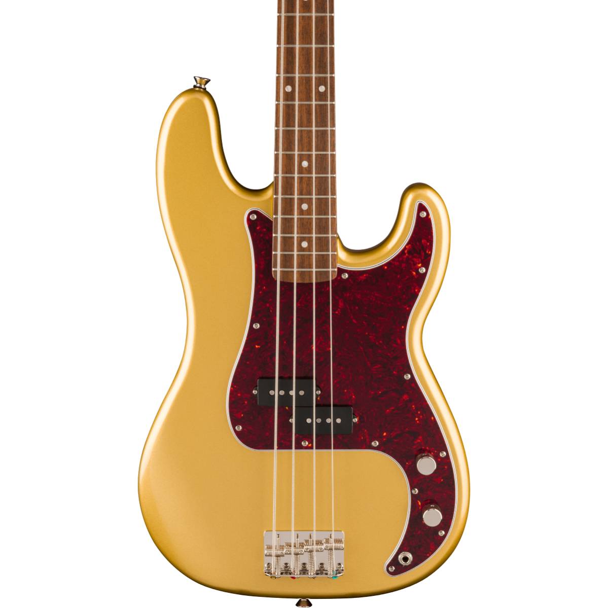 Fender Squier FSR Classic Vibe 60s Precision Bass Guitar Aztec Gold w/ Tortoiseshell Pickguard - 0374510578
