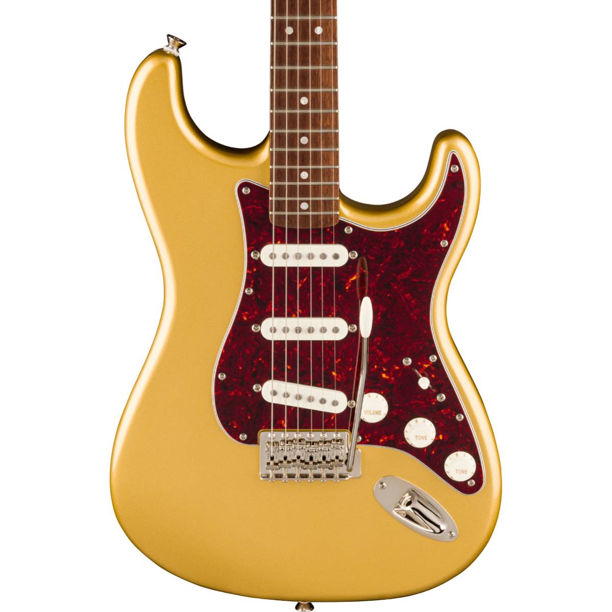Fender Squier FSR Classic Vibe 60s Stratocaster Electric Guitar Aztec Gold w/ Tortoiseshell Pickguard - 0374012578