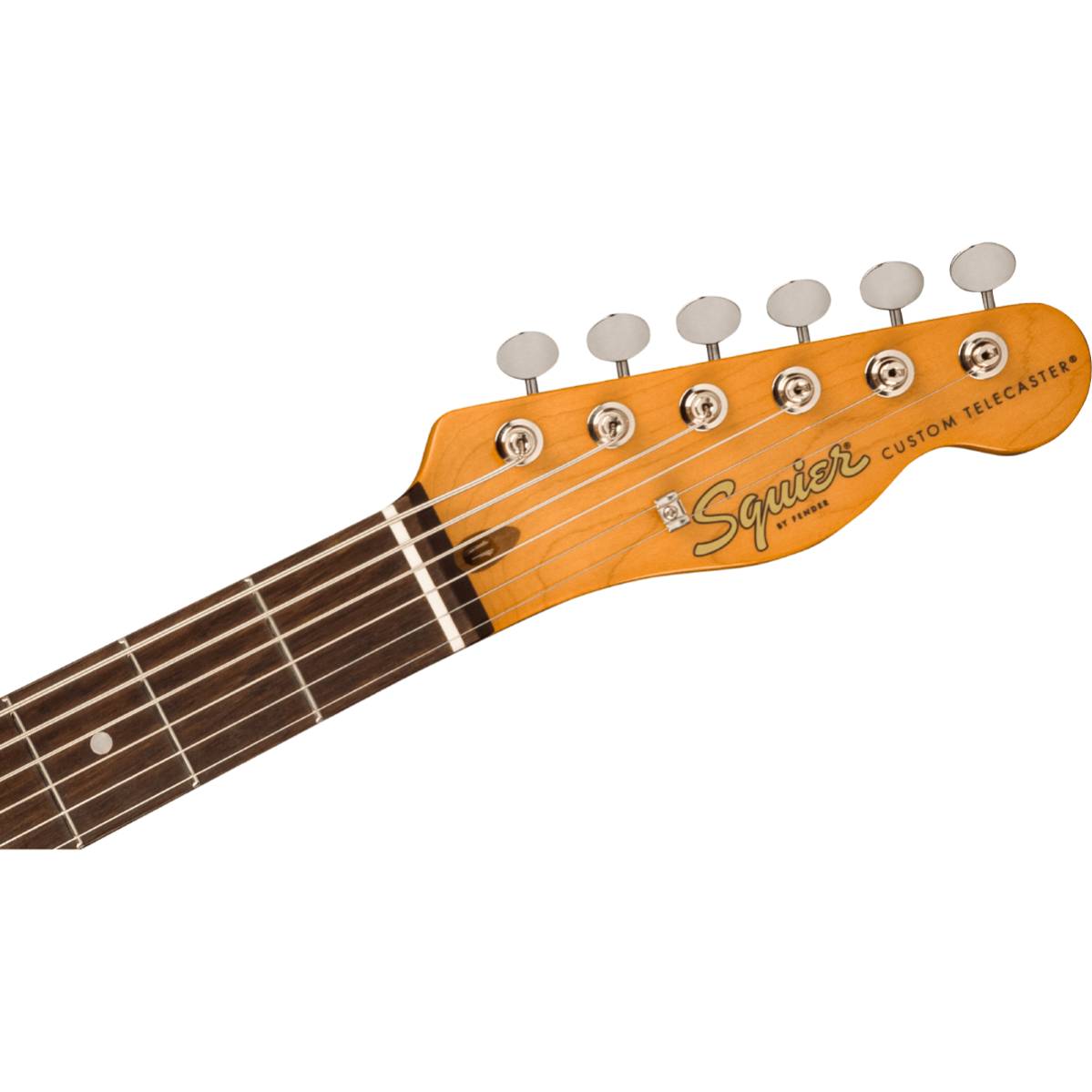 Fender Squier FSR Classic Vibe Baritone Custom Telecaster Electric Guitar Purple Sparkle w/ Parchment Pickguard - 0374042514