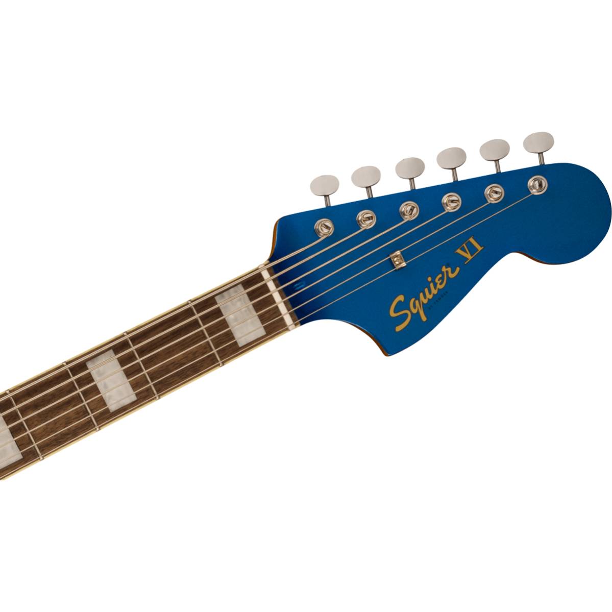 Fender Squier FSR Classic Vibe Bass Guitar VI 6-String Lake Placid Plue w/ Parchment Pickguard - 0374581502